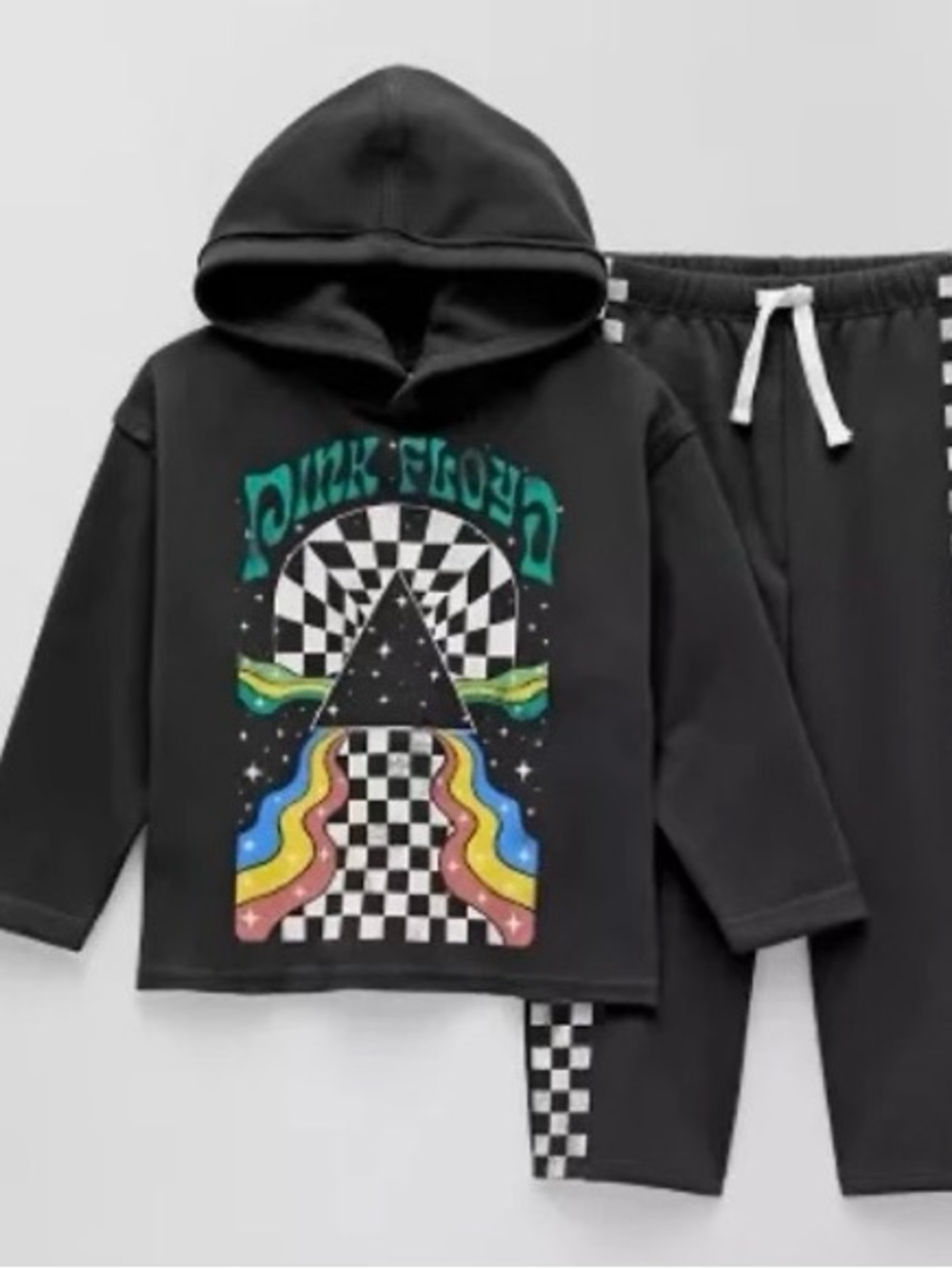 Pink Floyd Black Hoodie and Joggers toddlers unisex size 4T